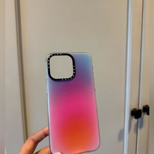 Casetify Pink and Blue Gradient iPhone Case not used for iphone 14 pro max